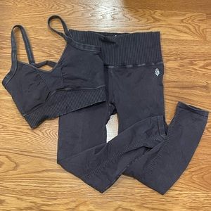Free People Movement Leggings And Bra Set Size Medium
